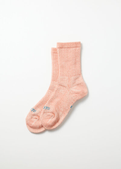 Rotot_Double Face Mini Crew Socks_Salmon
