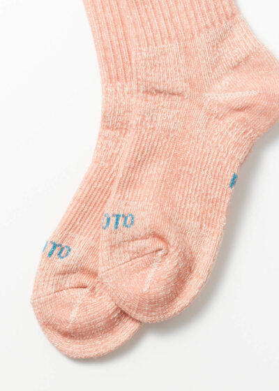 Rotot_Double Face Mini Crew Socks_Salmon