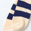 Rotot_Recycle Cotton Stripe Socks_ErcuBlue