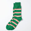Rototo_Ruguby Stripe Socks_Green