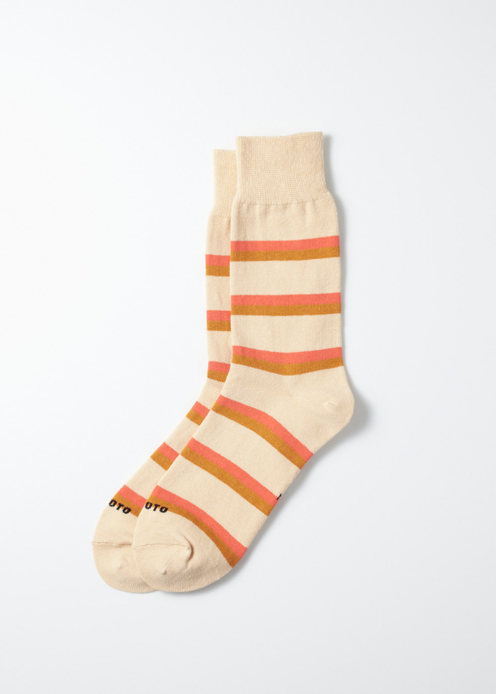 Rototo_Ruguby Stripe Socks_Raw