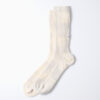 Rototo_The Dye Ribbed Crew Socks_WaterBlue