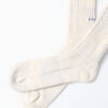 Rototo_The Dye Ribbed Crew Socks_WaterBlue