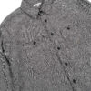 Work Shirt - Black/Grey CL Houndstooth closeup