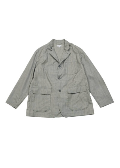 Loiter Jacket - Grey Micro Houndstooth Tropical Wool