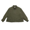 Claigton Jacket - Olive Cotton Sanded Cloth