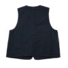 Engineered Garments 26SS Upland Vest Dark Navy Cotton Ripstop