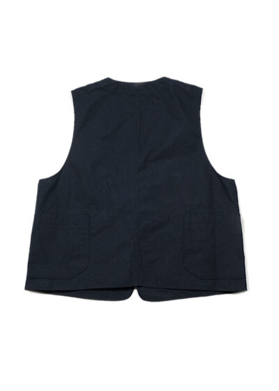 Engineered Garments 26SS Upland Vest Dark Navy Cotton Ripstop
