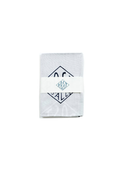 Alternative view of #1960-WN POST Tenugui : white/navy 116 x 34