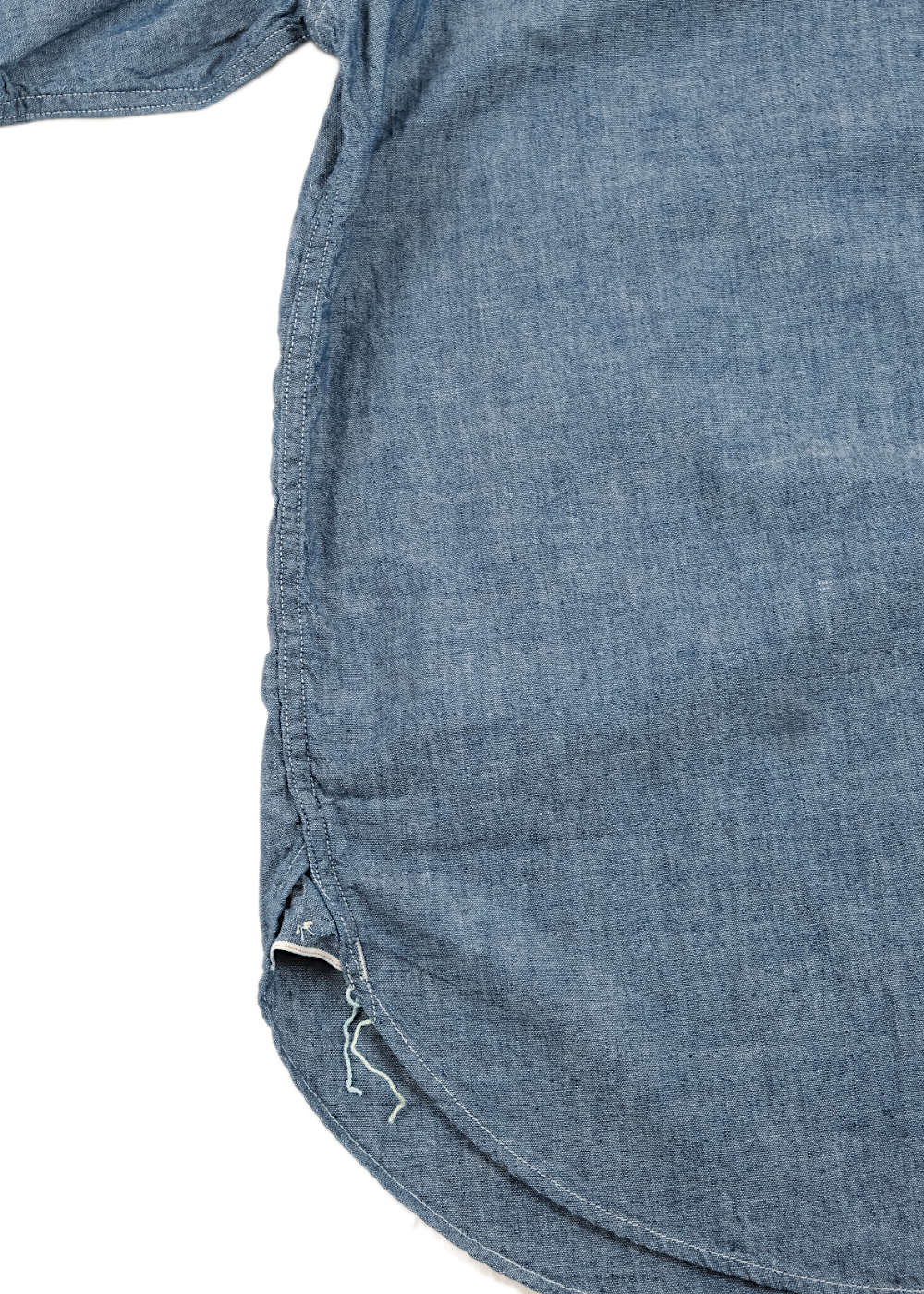 #3213SB-CC NAVY CUT - Band S/S : classic chambray indigo - Image 4