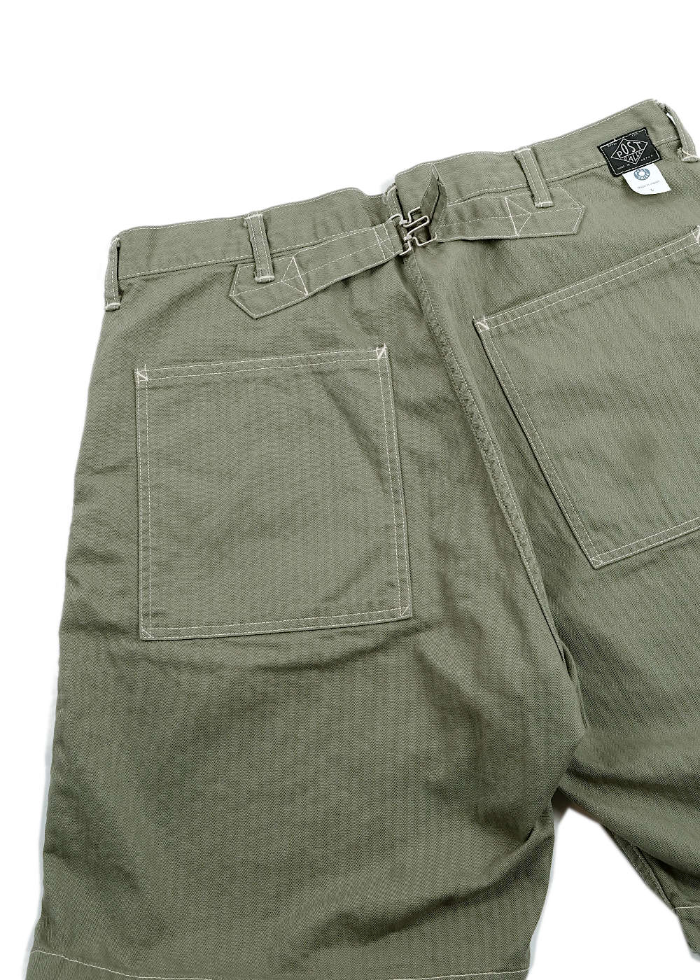 #3327S-MH5 SWEETBEAR Short : mini HBT sage - Image 4