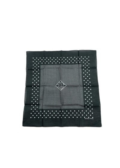 #4005-cha Bandana Hankie original 1993 design: cotton sheeting charcoal
